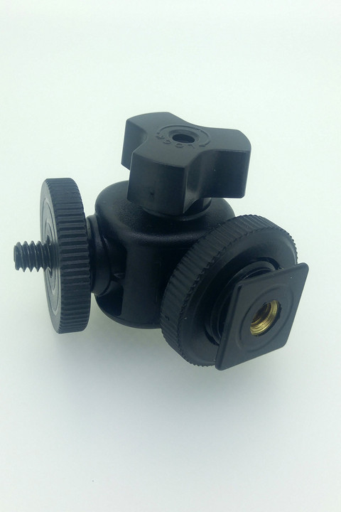 Hot Shoe to 1/4" Screw Tilt Head