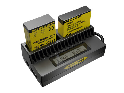 Nitecore UGP4 Gopro3/4 USB 雙位電池充電座
