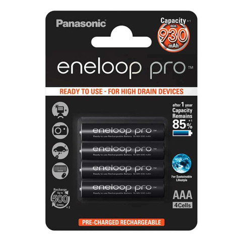 Panasonic Eneloop Pro Ni MH 950mAh 大容量 AAA 閃光燈充電池