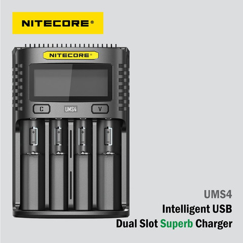 Nitecore UMS4 智能USB 電池快速充電器 (4槽)