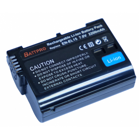 BattPro Nikon EN-EL15C 相機代用電池