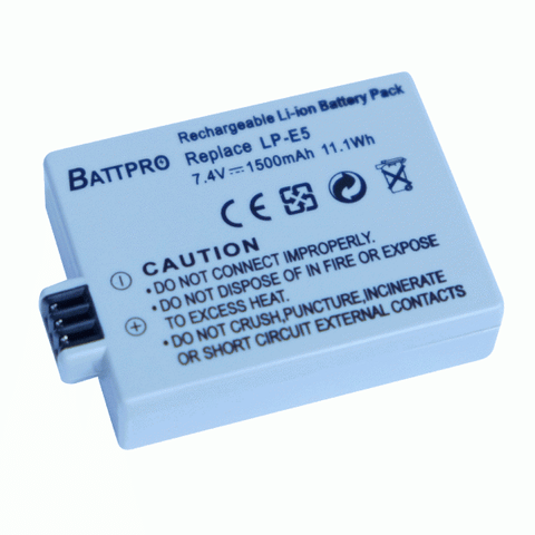 BattPro Canon LP-E5 相機代用電池