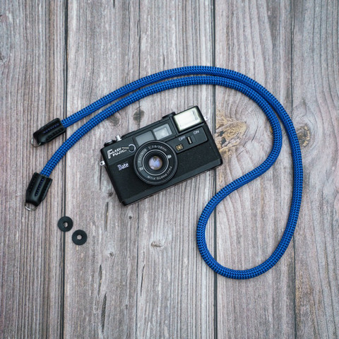 A-MoDe Rope Camera Strap Blue Black 法國Beal 登山繩 120cm