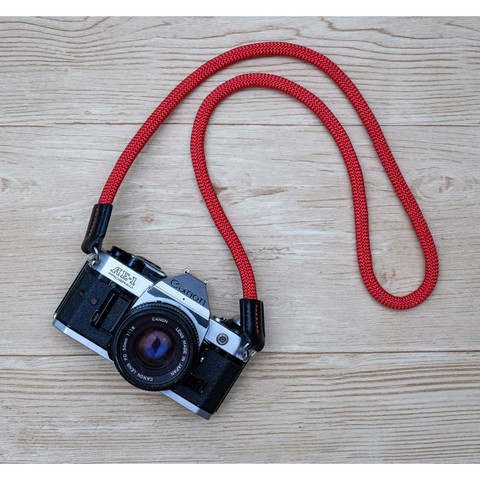 A-MoDe Rope Camera Strap Red 法國Beal 登山繩 120cm