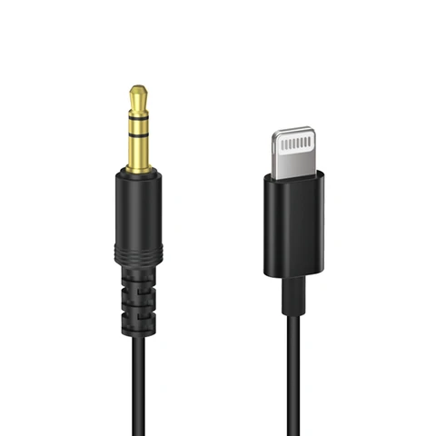 Comica CVM-D-SPX (MI) 3.5mm TRS Male to iPhone iPad Lightning Audio Cable