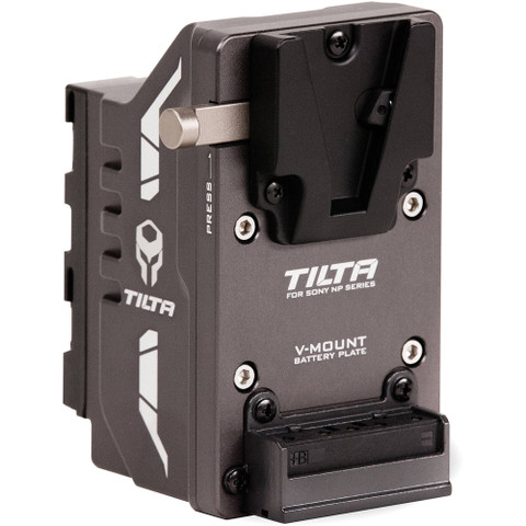 Tilta 鐵頭 TA-ABP-G NP-F轉V-mount 供電座 Tilta Grey(厚款)
