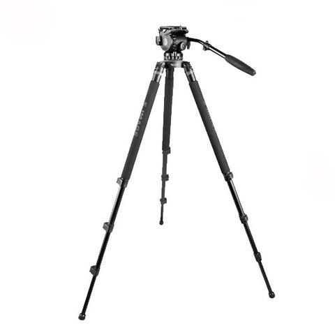 E-Image GH06+761AT Aluminium Solo Tripod with 75mm Fluid Head