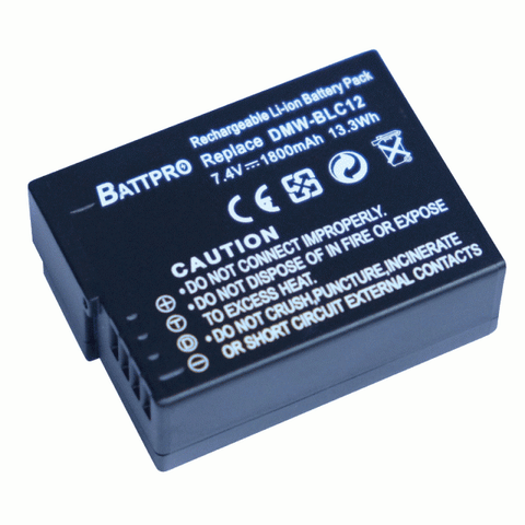 BattPro Panasonic / Leica DMW-BLC12 相機代用電池