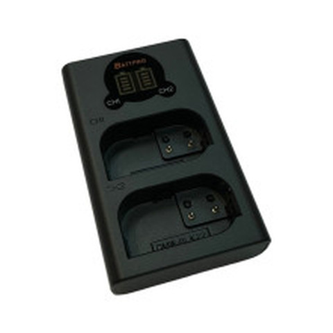 BattPro Panasonic DMW-BLK22 雙位電池 USB 充電器