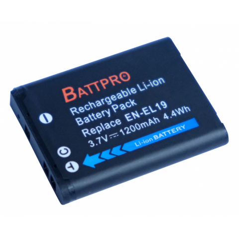BattPro Nikon EN-EL19 相機代用電池