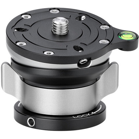 Leofoto LB-65 Leveling Base with Butterfly Handle with 65mm Plate 快速水平半球雲台