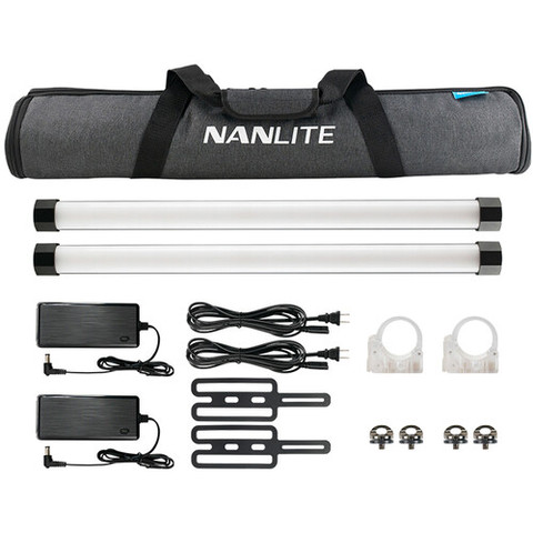 NanLite 南光 PavoTube II 15X RGBWW LED Pixel Tube 2-Light Kit 全彩補光燈雙燈套裝