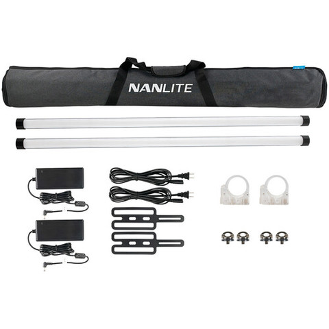 NanLite 南光 PavoTube II 30X RGBWW LED Pixel Tube 2-Light Kit 全彩補光燈雙燈套裝