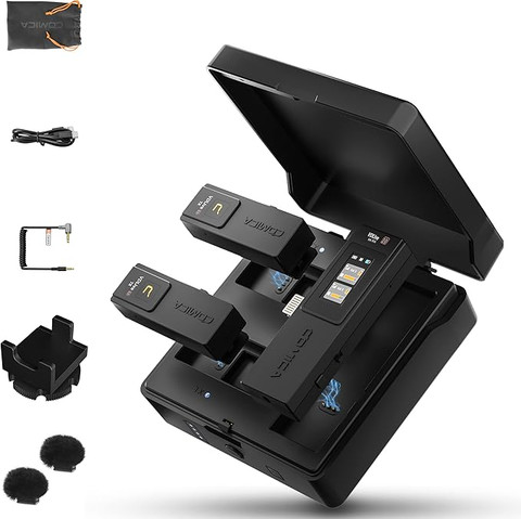 Comica VDLive10 MI Versatile 2.4G Wireless Lightning Microphone Black 無線咪 For Iphone