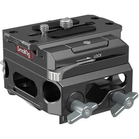 SmallRig Lightweight Baseplate with Dual 15mm Rod Clamp (magnesium alloy version) 3067