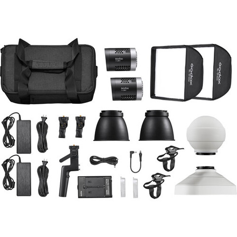 Godox 神牛 ML30Bi-K2 Bi-Color LED Light 雙色溫便攜補光燈 (雙燈套裝)