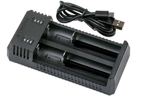 Nitecore UI2 Li-ion 18650 充電器 black