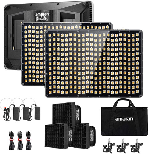 amaran P60x Bi-Color LED Panel 3-Light Kit 三燈套裝