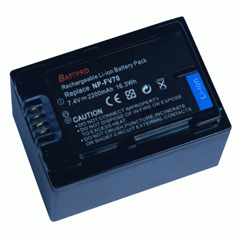 BattPro Sony NP-FV70 攝錄機代用電池