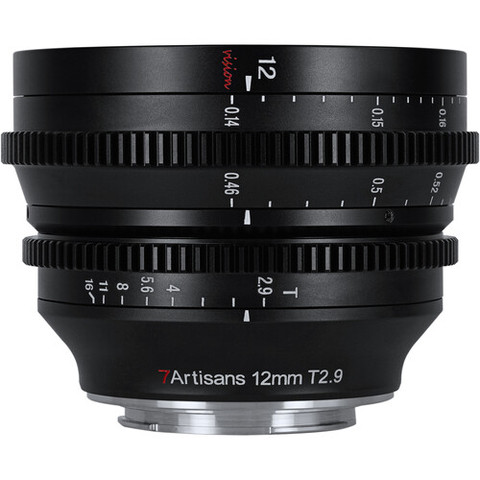 7artisans 七工匠 12mm T2.9  APS-C M43 Mount Cine Lens 電影鏡頭