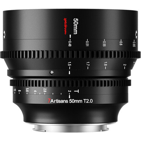 7artisans 七工匠 50mm T2.0  Full Frame Nikon Z Mount Cine Lens 電影鏡頭