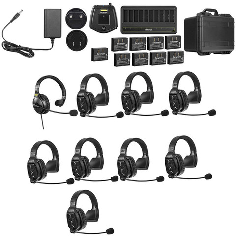 Saramonic WiTalk WT9S Full-Duplex Wireless Intercom System (9 Headsets)