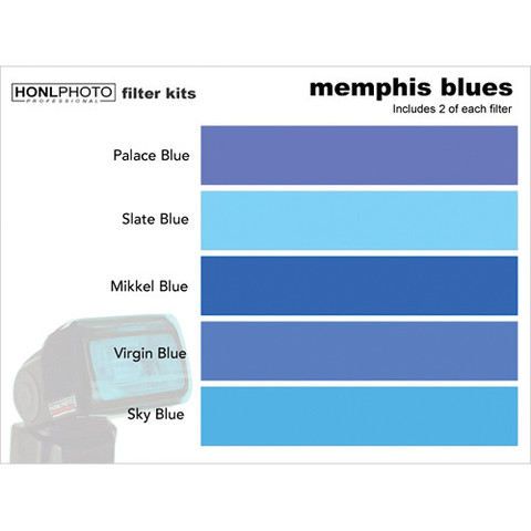 Honl Photo Memphis Blues Photo Filter Kit 色彩濾鏡套裝