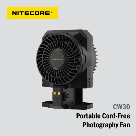 Nitecore CW30 Portable Cordless Photography Fan 攝影專用風扇