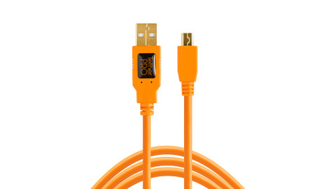 Tether Tools TetherPro CU5451-ORG USB 2.0 to Mini-B 5-Pin (4.6m)