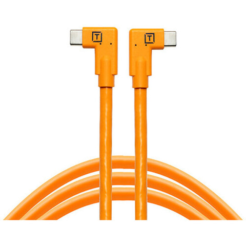 Tether Tools TetherPro CUC15RT2RT-ORG Dual Right-Angle USB-C Cable 直角數據線 4.6m
