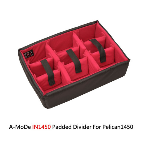 A-MoDe IN1450 Padded divider set to fit Pelican 1450 內層相機間格