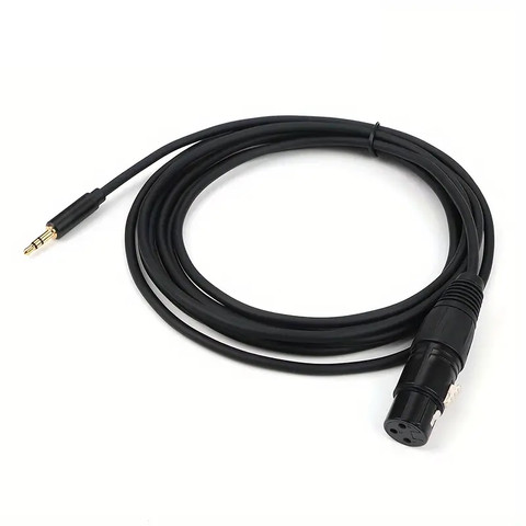XLR Female to 3.5mm TRS Male Audio cable 0.5m