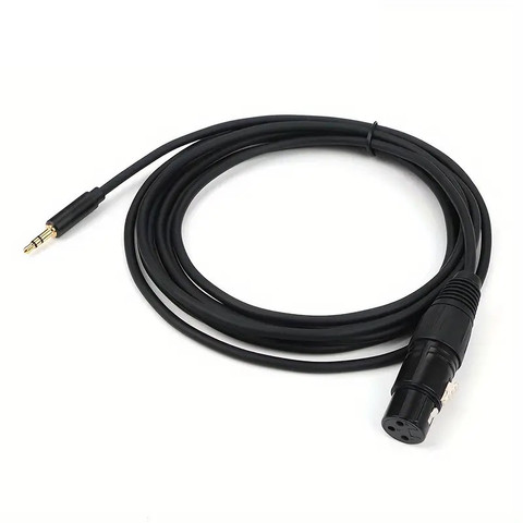 XLR Female to 3.5mm TRS Male Audio cable 2m