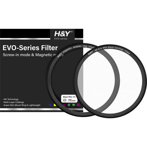 H&Y Evo-Series Black Mist 1/8 Filter 黑柔濾鏡 (82mm)