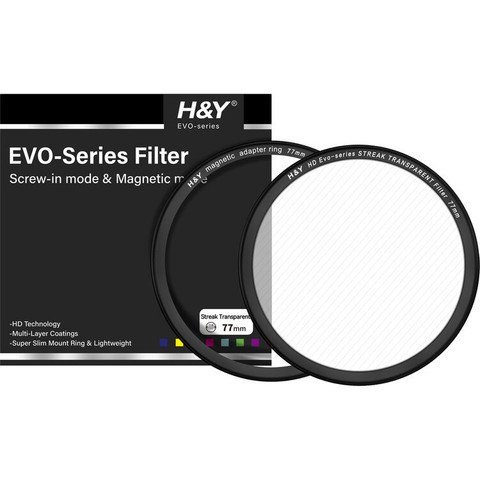 H&Y Evo-Series Streak-Transparent Filter 透明拉絲濾鏡 (82mm)