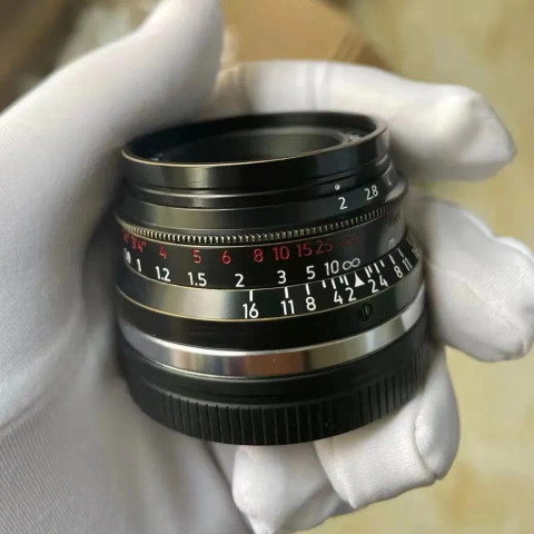 Light Lens Lab 35mm f/2 Eight Element Black Paint with Brassing 周八枚 復刻 八枚玉 黑漆露銅