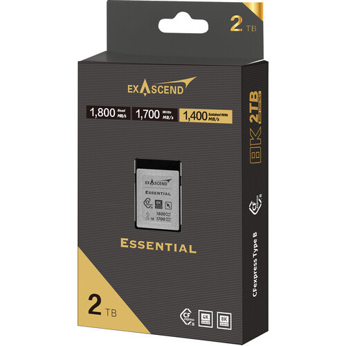Exascend Essential CFexpress Type B Memory Card 記憶卡 2TB