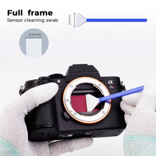 K&F Concept 1698 24mm Full Frame Cleaning Stick Set (10PCS) 相機鏡頭清潔棒套裝 (10支）