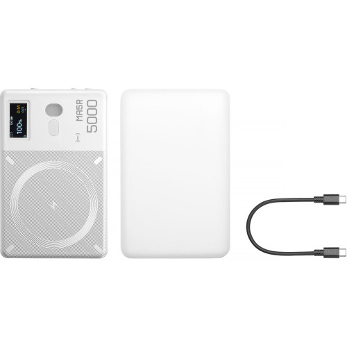 Godox 神牛 MA5R RGB LED Light and Power Bank White 磁吸充電補光燈