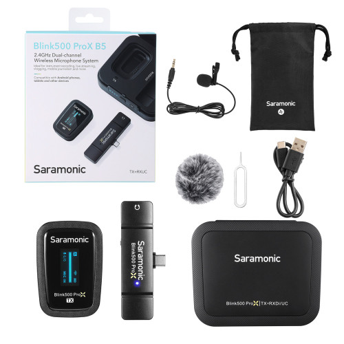 Saramonic Blink500 ProX B8 2.4Ghz 4 Channel Wireless Microphone 四