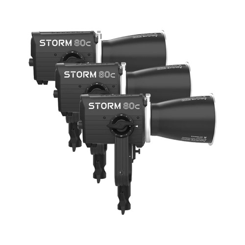 Aputure STORM 80c 3-Light Kit 全彩多功能補光燈三燈套裝