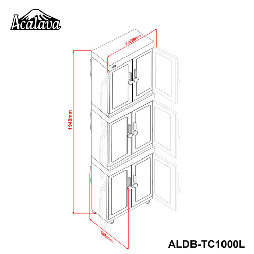 Acalava ALDB-TC1000L 1000L 電子防潮箱 產品圖 10