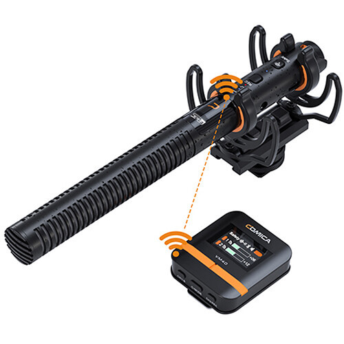 Comica VM40 Super Cardioid Dual-Channel Wireless Shotgun
