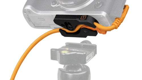 Tether Tools LeverLock & Optima 10G USB-C Cable Kit Straight to Right Angle 4.6m Orange 高速傳輸線組合 (直對右角, 4.6米, 橙色)