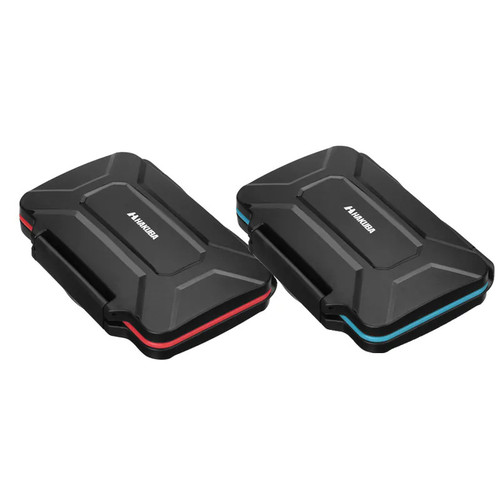 Hakuba DMC-22SD12 Hard Memory Card Case Red 防撞記憶卡收納盒 (紅色)