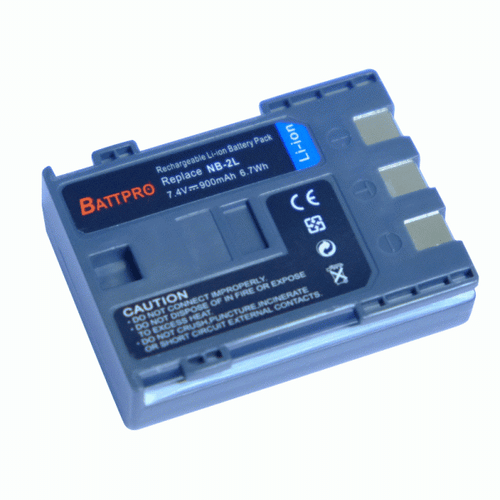 Battpro Canon NB-2L Rechargeable Li-ion Battery Pack 充電池