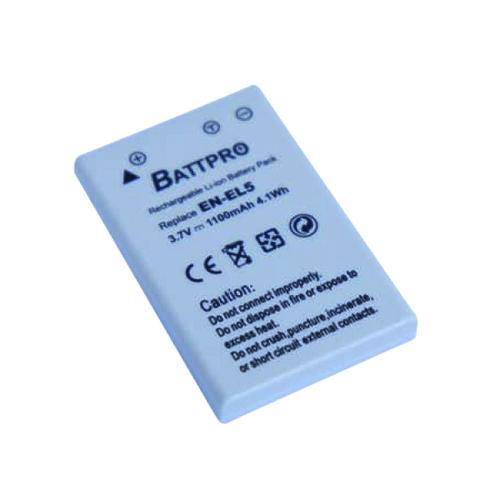 Battpro Nikon EN-EL5 Rechargeable Li-ion Battery Pack 充電池