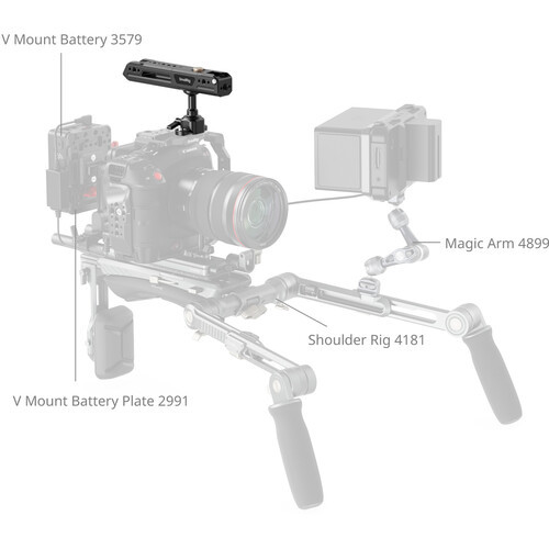 SmallRig 4152 Rotating Top Handle with NATO Clamp 旋轉相機手柄 SmallRig 4152 Rotating Top Handle with NATO Clamp 旋轉相機手柄