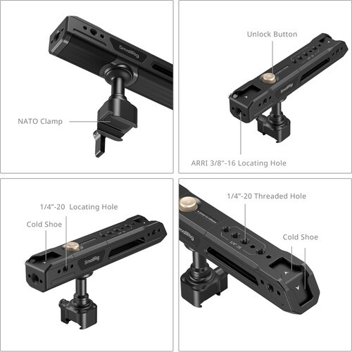 SmallRig 4152 Rotating Top Handle with NATO Clamp 旋轉相機手柄 SmallRig 4152 Rotating Top Handle with NATO Clamp 旋轉相機手柄