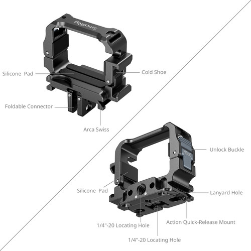 SmallRig 5607 Cage Adapter for DJI Osmo Pocket 3 籠型轉接器 SmallRig 5607 Cage Adapter for DJI Osmo Pocket 3 籠型轉接器